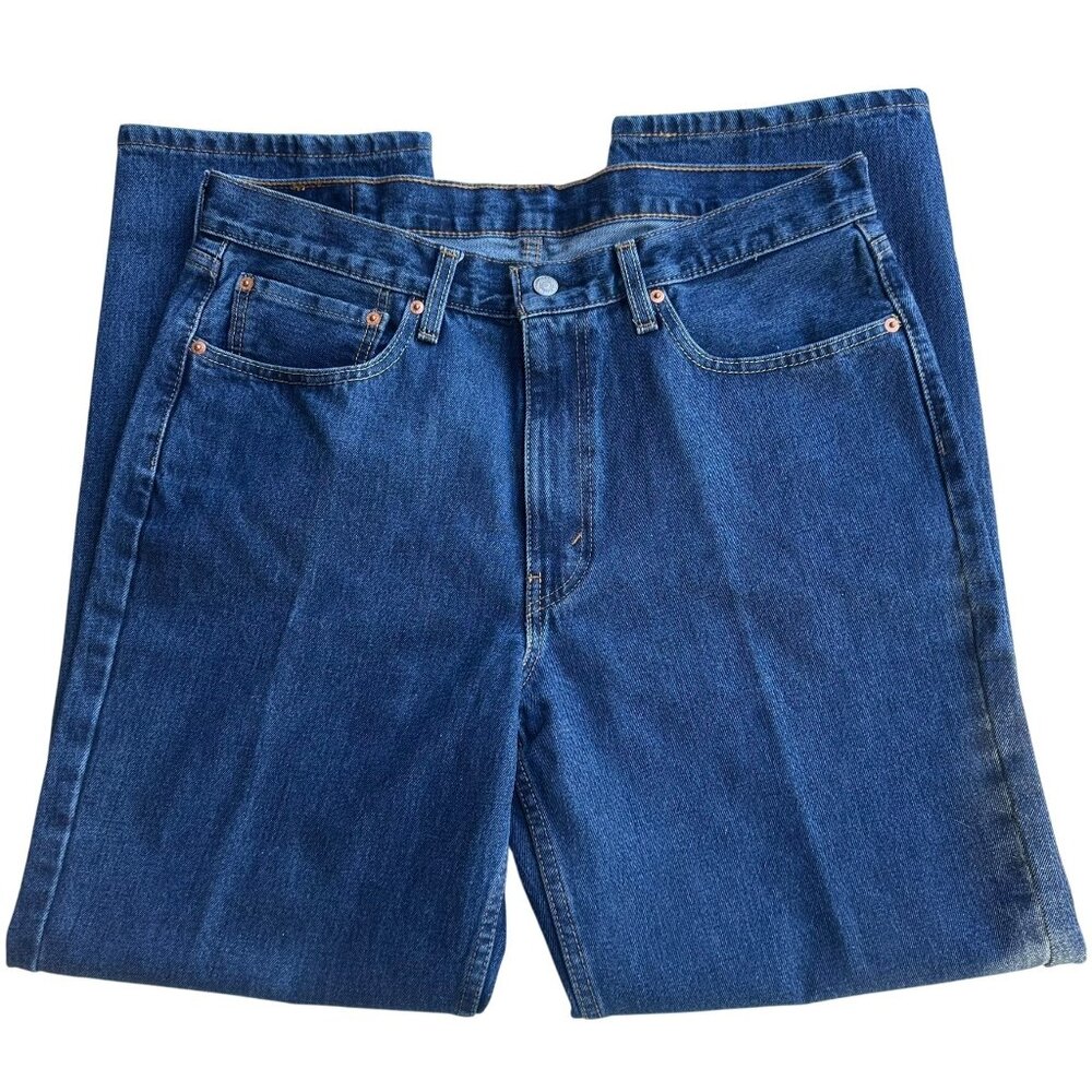 Levis 550 Mens Relaxed Fit Jeans W36 L32 Original Comfort Denim Classic Style - Picture 2 of 15
